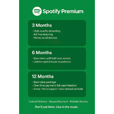 Spotify Premium 1/3/6/12 Individual | PLATINUM| RU+ GLOBAL Charge ACC FULLY DATE - irongamers.ru
