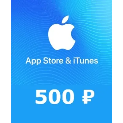 App Store iTunes 500руб РФ подарочная карта пополнения₽ - irongamers.ru