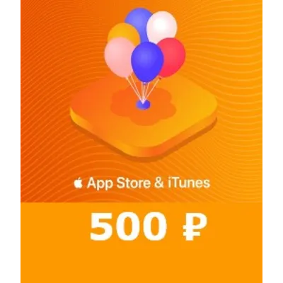 App Store iTunes 500руб РФ подарочная карта пополнения₽ - irongamers.ru
