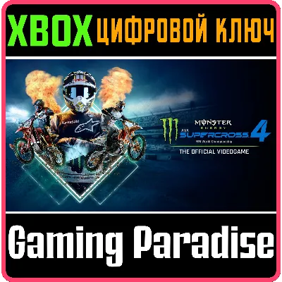 MONSTER ENERGY SUPERCROSS 4 - XBOX SERIES X|S КЛЮЧ - irongamers.ru