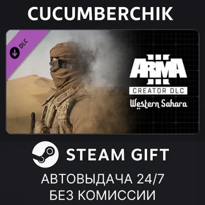 Arma 3 Creator DLC: Western Sahara STEAM GIFT AUTO RU+МИР - irongamers.ru
