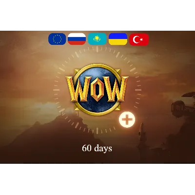 WoW WORLD OF WARCRAFT 60 ДНЕЙ TIME CARD EU/RU+CLASSIC - irongamers.ru