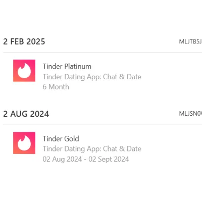 Премиум-апгрейд Tinder (Золото|Платина | Мульти-Кантри) - irongamers.ru