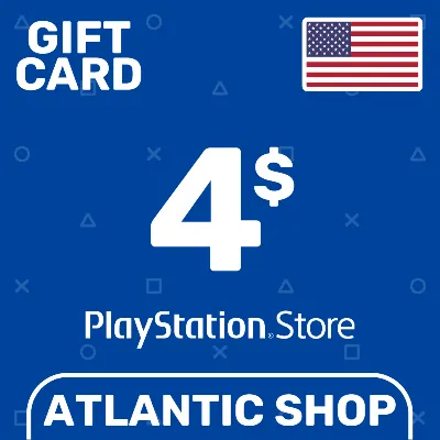 ⭐ Карта Пополнения PSN 4$ (USD) США - irongamers.ru