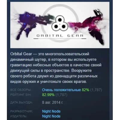 Orbital Gear STEAM GIFT РОССИЯ+СНГ