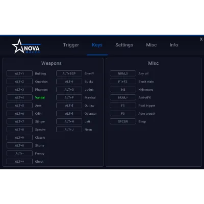 [NovaMacro] Valorant Триггер ГЛОБАЛ - irongamers.ru