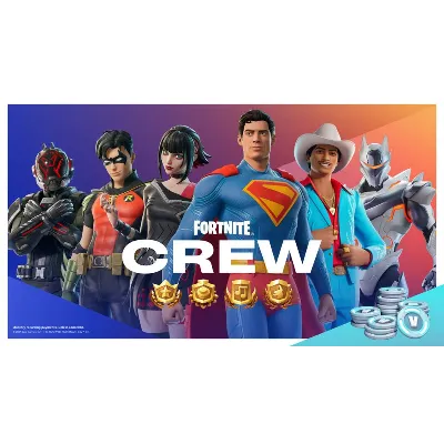 CREW 6 Месяц (Отряд=Боевой пропуск +1000 V-Bucks⏭ - irongamers.ru