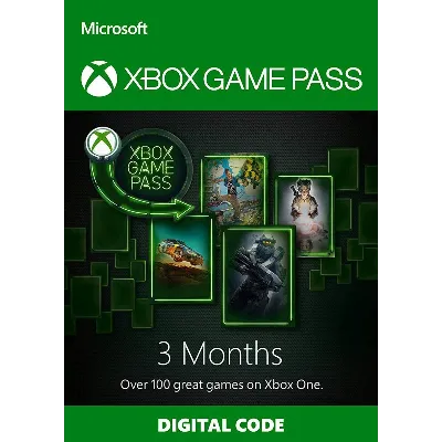 XBOX GAME PASS на 3 месяца для консоли - РОССИЯ - irongamers.ru