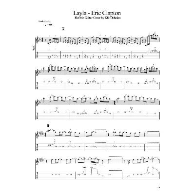 Табы Kfir Ochaion - Eric Clapton - Layla - Electric