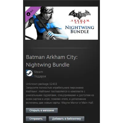 Batman Arkham City: Nightwing Bundle DLC Steam Global - irongamers.ru