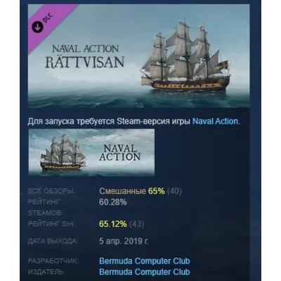 Naval Action - Rättvisan DLC STEAM GIFT РОССИЯ - irongamers.ru