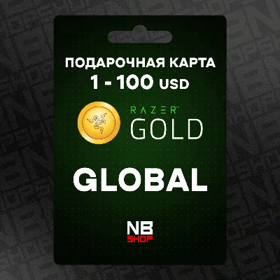 Подарочная карта Razer Gold 1 - 100 USD (Global) - irongamers.ru