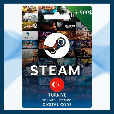 Steam Gift Card Турция [КОД ПОПОЛНЕНИЯ] [5-500 USD] - irongamers.ru