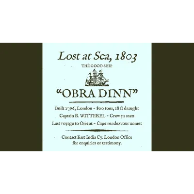 Return of the Obra Dinn STEAM GIFT AUTO RU+МИР - irongamers.ru