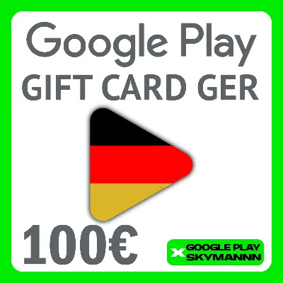 Google Play Gift Card 100€ DE Германия АВТО ВЫДАЧА 24/7 - irongamers.ru