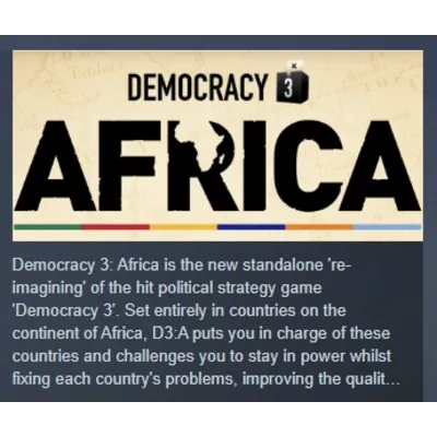 Democracy 3 Africa АВТОДОСТАВКА STEAM GLOBAL МГНОВЕННО ЛИЦЕНЗИЯ - irongamers.ru