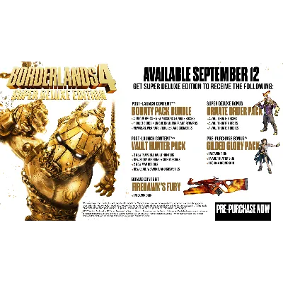 Borderlands 4 Super Deluxe Edition STEAM ACCOUNT - irongamers.ru