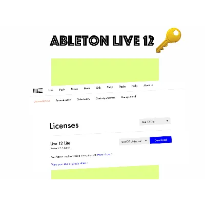 Ableton Live 12 Lite/ 100% официальный ключ/ Лицензия - irongamers.ru