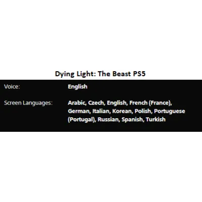 Dying Light: The Beast + 1&2 PS5 П3 Аренда от 15 дней - irongamers.ru