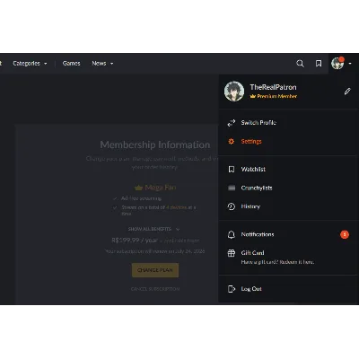 Crunchyroll Mega Fan 12 Months Global – In Your Account - irongamers.ru