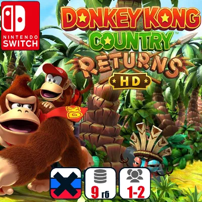 Donkey Kong Country Returns HD | Nintendo Switch 1/2 - irongamers.ru