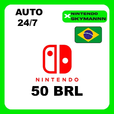 АВТО КАРТА ПОПОЛНЕНИЯ Nintendo eShop 50 BRL БРАЗИЛИЯ - irongamers.ru