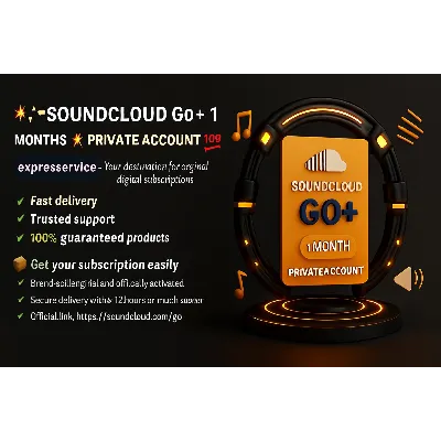 SOUNDCLOUD Go+ 1 МЕСЯЦ ЧАСТНЫЙ АККАУНТ - irongamers.ru
