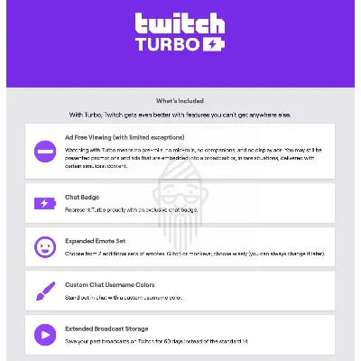 Twitch Turbo | 1 Месяц | На ваш РУ аккаунт - irongamers.ru