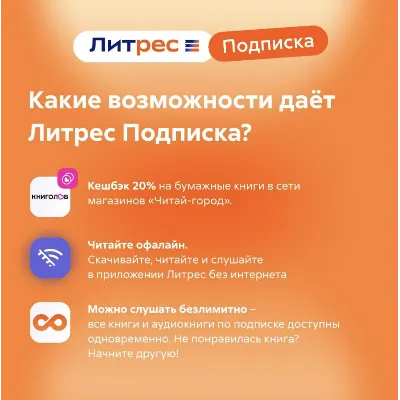 ЛитРес 12 мес подписка промокод - irongamers.ru