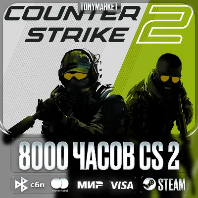 8000 ЧАСОВ • Counter Strike 2 • Родная почта • - irongamers.ru
