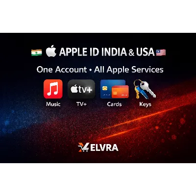 APPLE ID Индия & США – Музыка, TV+, Карты, Ключи - irongamers.ru
