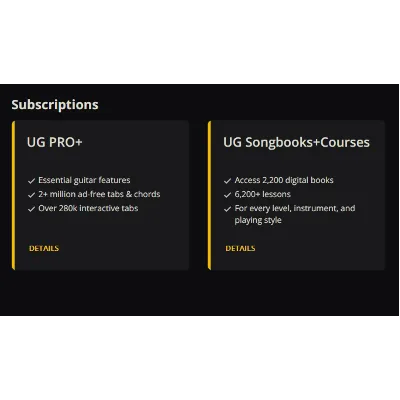 Ultimate Guitar Подписка Pro+ на 7 дней - irongamers.ru