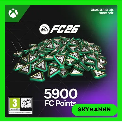 5900 FC Points EA Sports FC 26 Xbox Ключ Global + RU - irongamers.ru