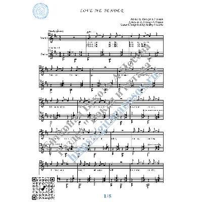Love Me Tender (Вокал Гитара Ноты Табы) - irongamers.ru