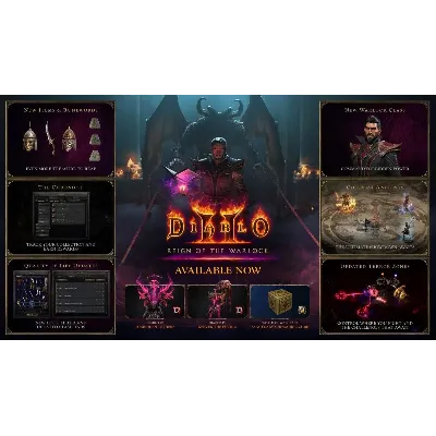 Diablo II Resurrected Reign of the Warlock DLC XBOX ONE / XBOX SERIES X|S Ключ - irongamers.ru