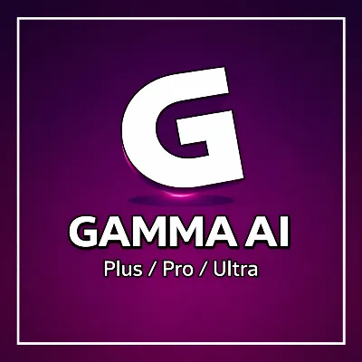 Подписка Gamma AI Plus / Pro / Ultra на 1–12 месяцев | Полная гарантия - irongamers.ru