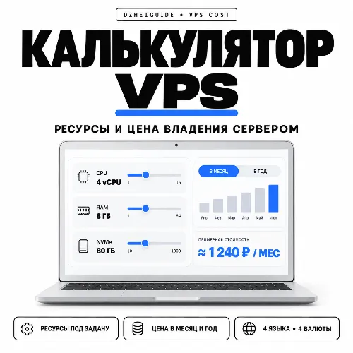 Калькулятор VPS: нужные ресурсы и стоимость владения сервером