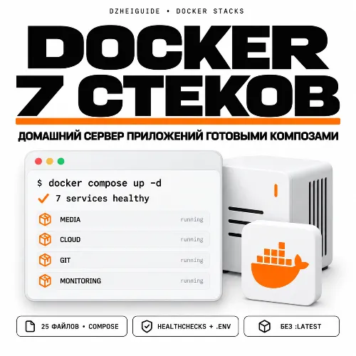 Docker-набор: домашний сервер приложений — 7 готовых стеков