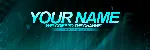 Psd-шаблон баннер (шапки) для Twitch Neon - irongamers.ru