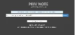 Сервис Приватных Заметок PRIVNOTE - Займи нишу в России