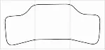 MAZDA 3 2008-2013 Лекала автоковриков вектор