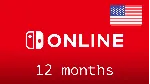 ✅ Nintendo Switch Online🔥 Gift Card- 12 месяцев 🇺 🇸 (US)