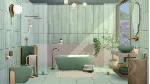 The Sims™ 4 Модная ванная — Комплект  steam dlc Россия