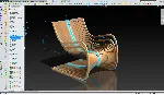 Урок №72. Мебель SolidWorks. Кресло изогнутое ТИП-2