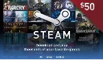 Steam Wallet Gift Card $50 USD
