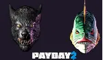 PAYDAY 2 Lycanwulf and The One Below Masks STEAM GLOBAL