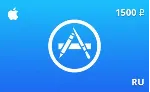 Подарочная карта Apple 1500руб (код AppStore 1500) - irongamers.ru