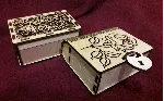 Мини-шкатулки DXF CDR, вектор для лазерного резака