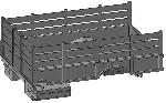 Модель кузова ГАЗ-66 (WPL b24)