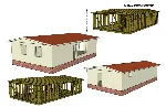 Проект каркасного дома 12500х7000мм